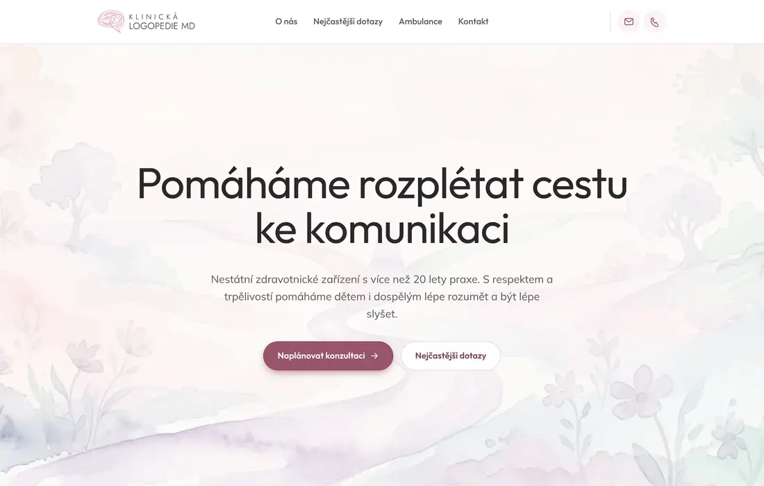 Nový web: desktop, celá stránka